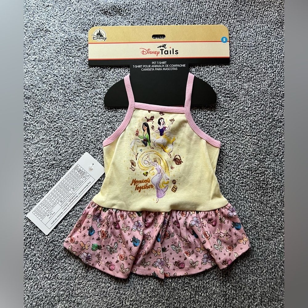 Disney Parks Tails Pet T-Shirt Dress Disney Princess Moments Together